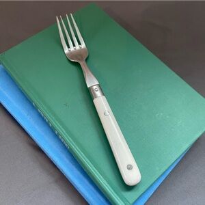 Vintage MCM Stainless Steel Korea Flatware White Fork Replacement